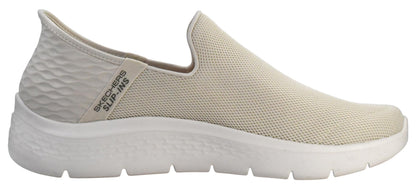 Skechers Men's Go Walk Flex No Hands Slip ins Athletic Slip-On Casual Walking Shoe, Natural