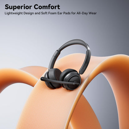 Auriculares Inalámbricos Bluetooth con Micrófono para el Trabajo (Cancelación de Ruido)