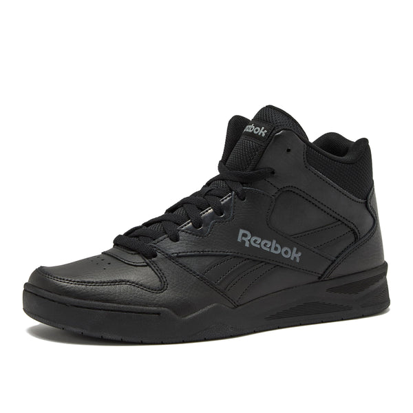 Reebok Royal BB4500 Hi2 High Top Sneakers for Men, Black or White Mens Basketball Shoes, Athletic Mens Shoes, Black/Alloy