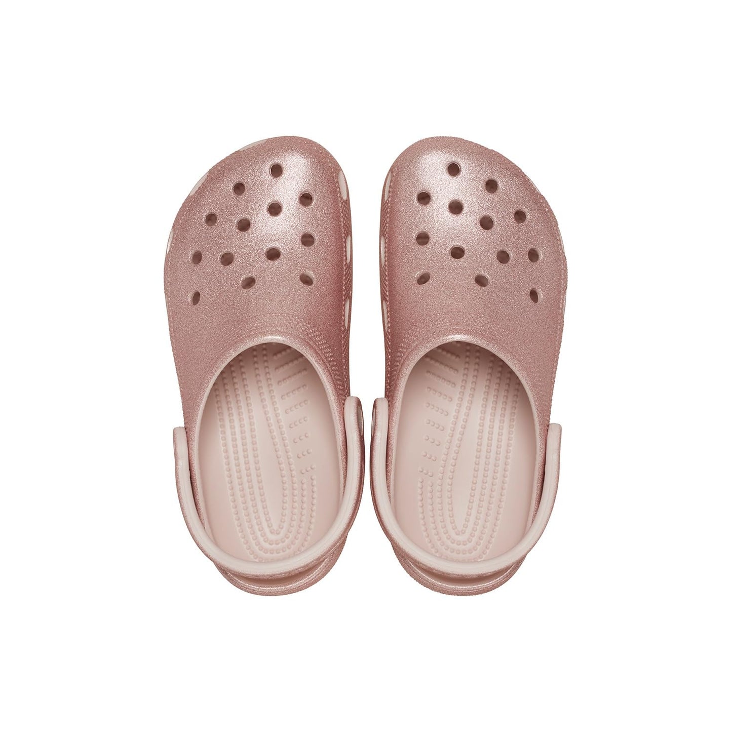 Crocs Unisex-Adult Classic Sparkly Clog, Metallic and Glitter Shoes, Quartz Glitter