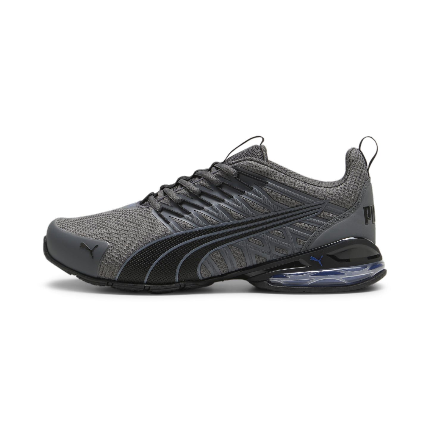 Puma Mens Voltaic Evo Cross Trainer, Cool Dark Gray-Puma Mens Black-Cool Cobalt