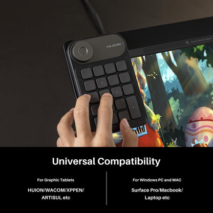 HUION Teclado Programable Keydial Mini Bluetooth (18 Teclas)
