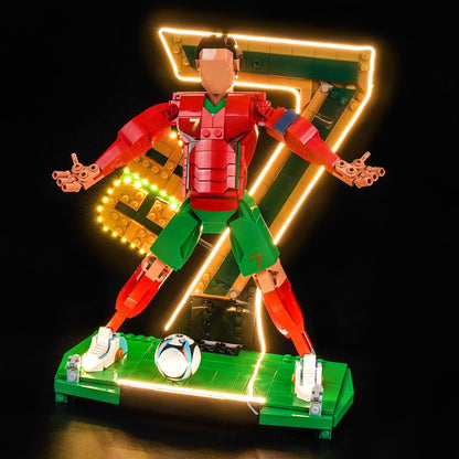 Hilighting Kit de Luces LED Mejorado para LEGO Lionel Messi (Compatible con 43016)