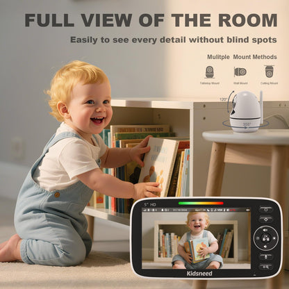 Kidsneed Monitor de Bebé con Cámara de Video (Modelo 530)