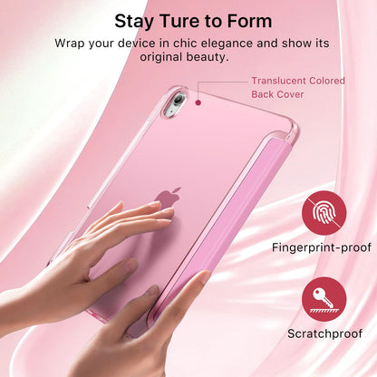 MoKo Funda Tríptica para iPad 11ª y 10ª Generación (Rosa)