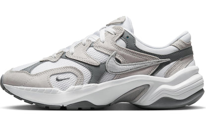 Nike Women's AL8 Shoes, White/Metallic Silver-Smoke Grey-Black