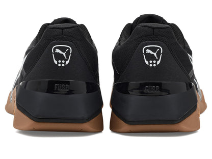 PUMA Mens Fuse 4.0 Cross Training Shoes Black/Cast Iron/Gum White
