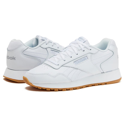 Reebok Glide Sneakers for Women - Black or White Tennis Shoes, White/Cold Grey/Gum