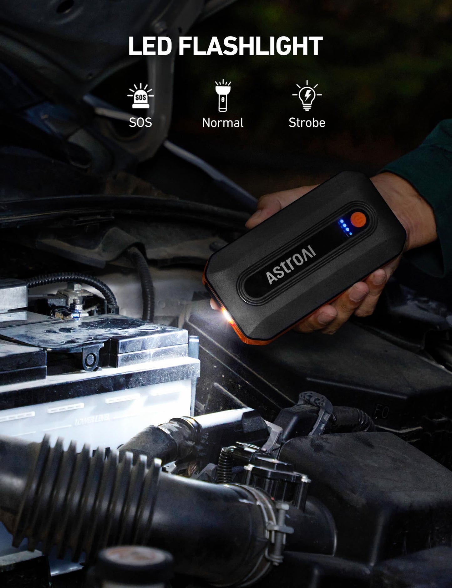 AstroAI B8 Arrancador de Batería de Coche 3000A