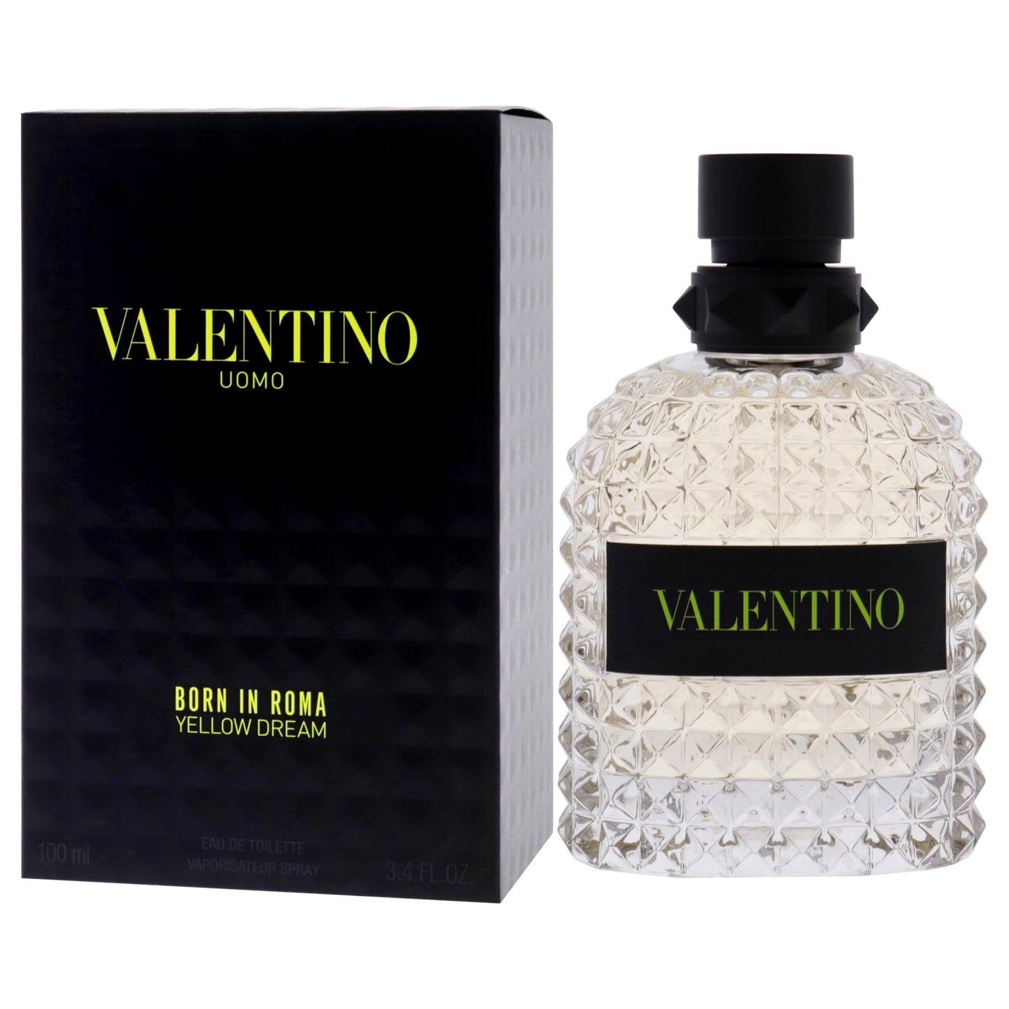 Valentino Uomo Born In Roma Yellow Dream para Hombre EDT (3.4 fl oz)