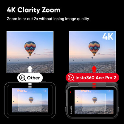 Insta360 Ace Pro 2 Dual Battery Bundle - 8K Waterproof Action Camera Co-Engineered with Leica, 1/1.3" Sensor, Dual AI Chip, Leading Low Light, Superior Audio