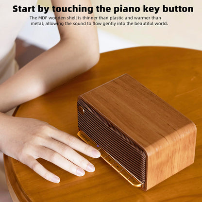 Edifier Altavoz Bluetooth de Madera Retro (Marrón / 20W)
