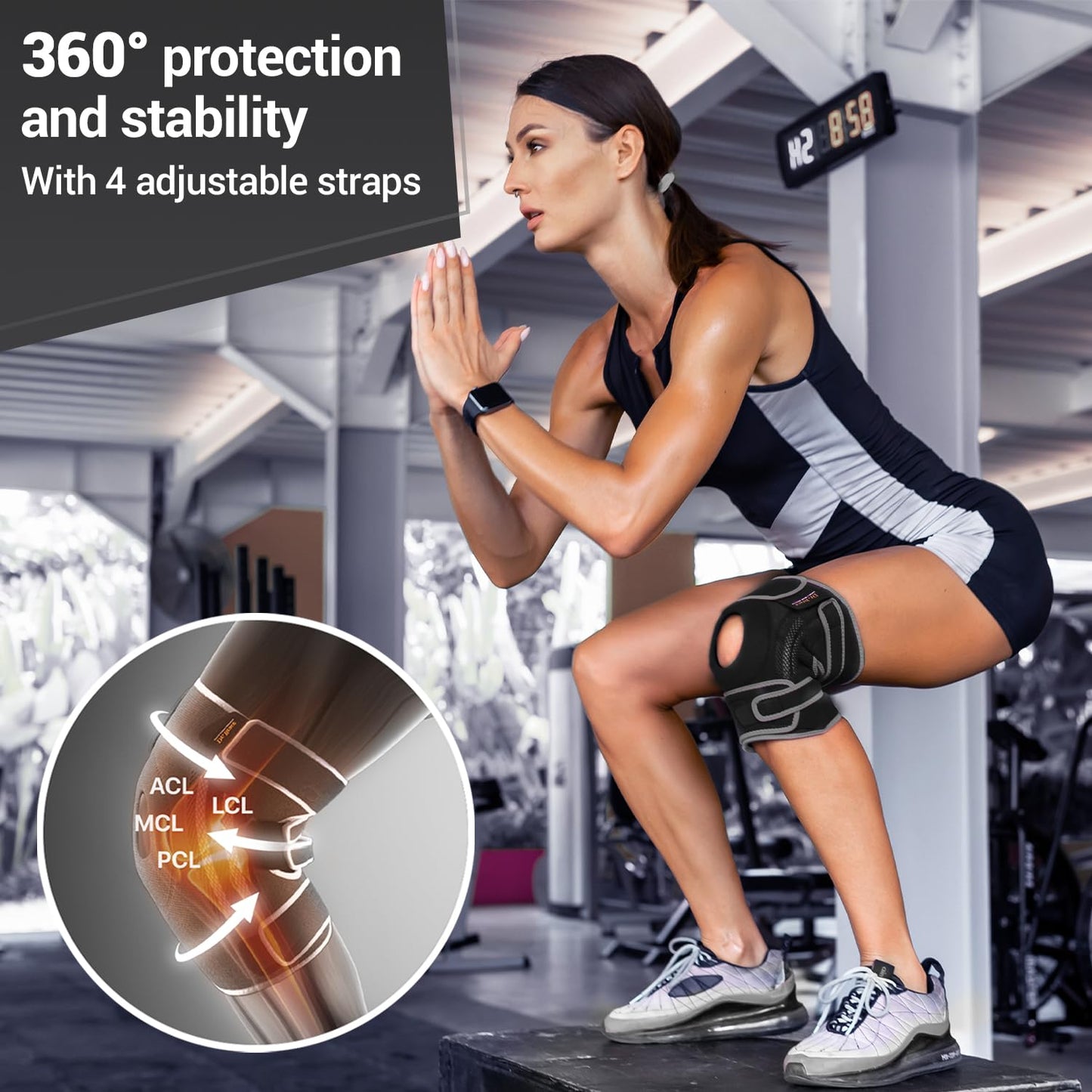 DR. BRACE ELITE Rodillera (Talla Grande / Mercurio)