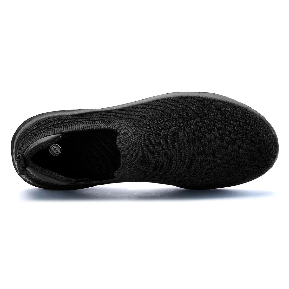 PPQ Womens Slip On Walking Shoes-Lightweight Comfort Breathable Travel Slip in Sneakers All Black