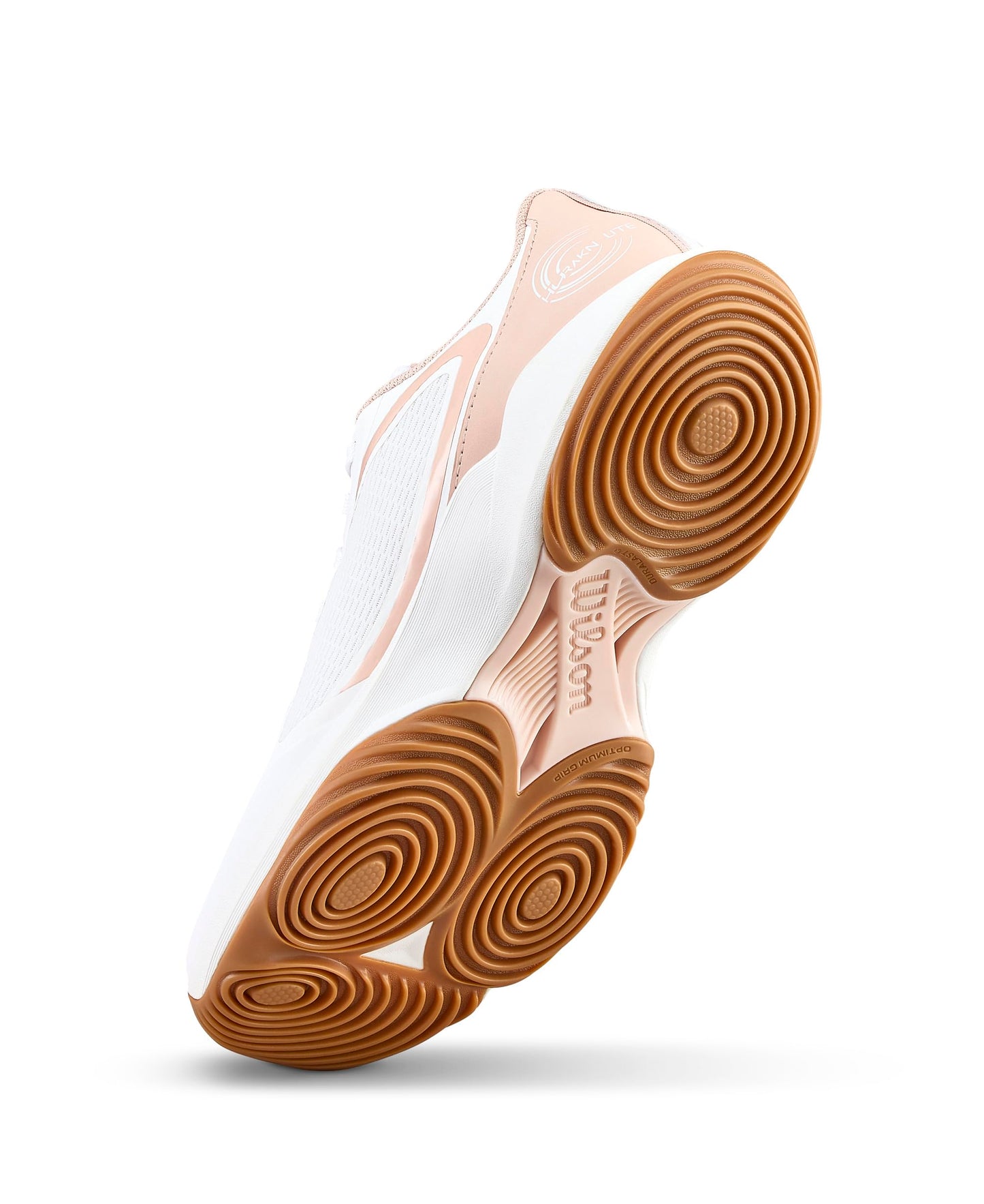 WILSON Hurakn Lite Women's Padel Shoe - White/Cameo Rose/Gum