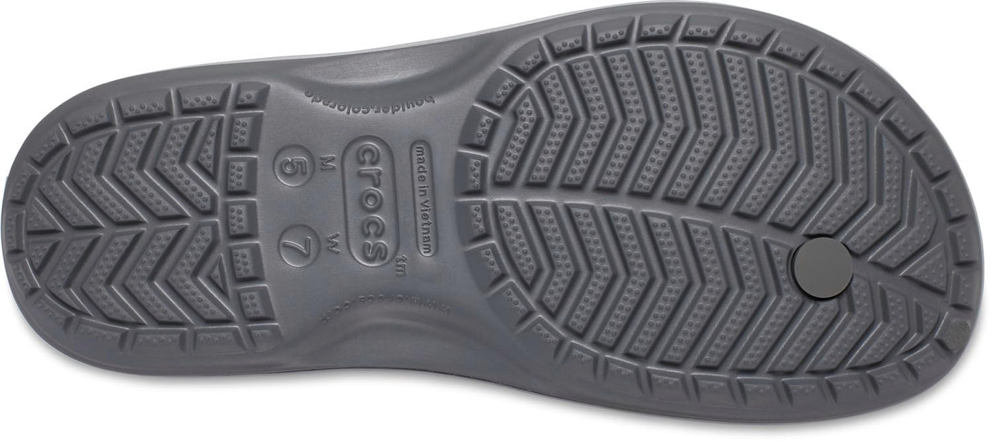 Crocs Unisex Adult Crocband Flip Flop Sandals, Slate Grey/Smoke
