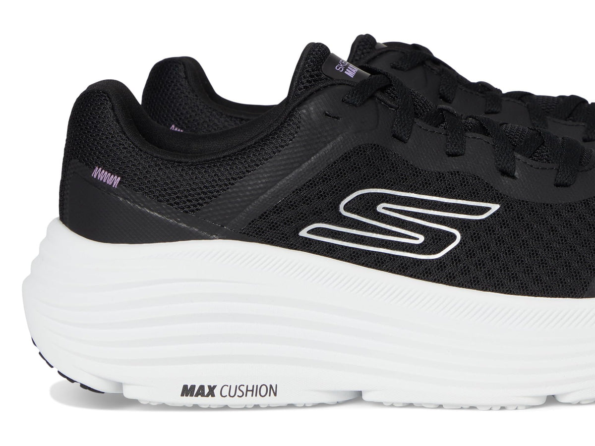 Skechers Women's Max Cushioning Endeavour Canova Sneaker, Black/White
