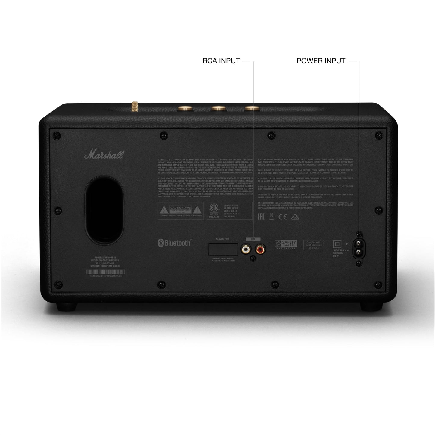 Marshall Stanmore III Altavoz Bluetooth para el Hogar (Negro)