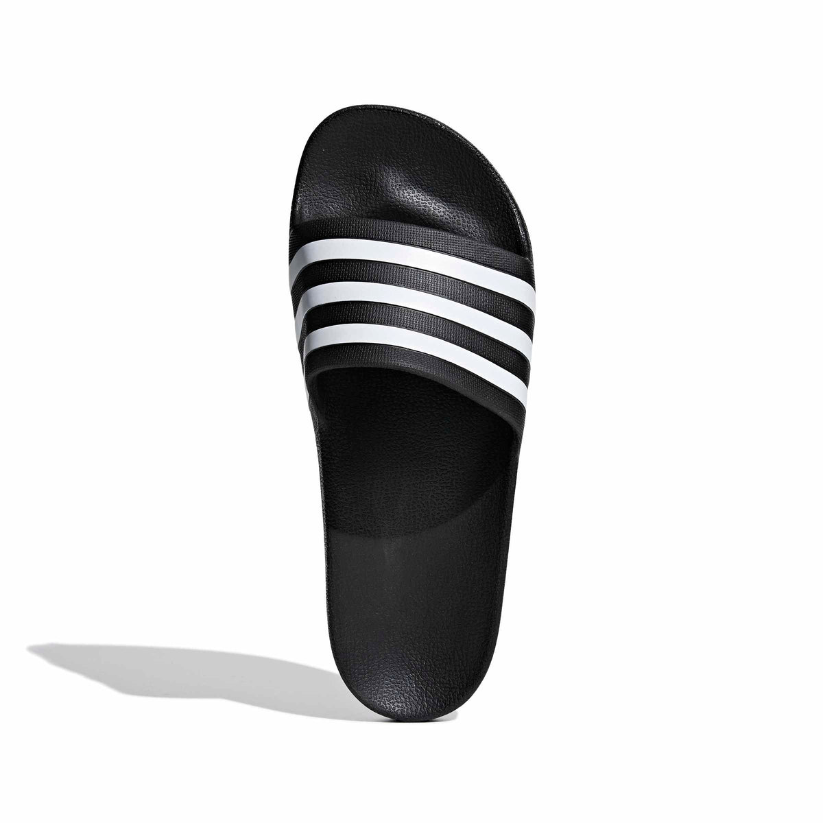 adidas unisex-adult Adilette Aqua Slides Black/White/Black 12