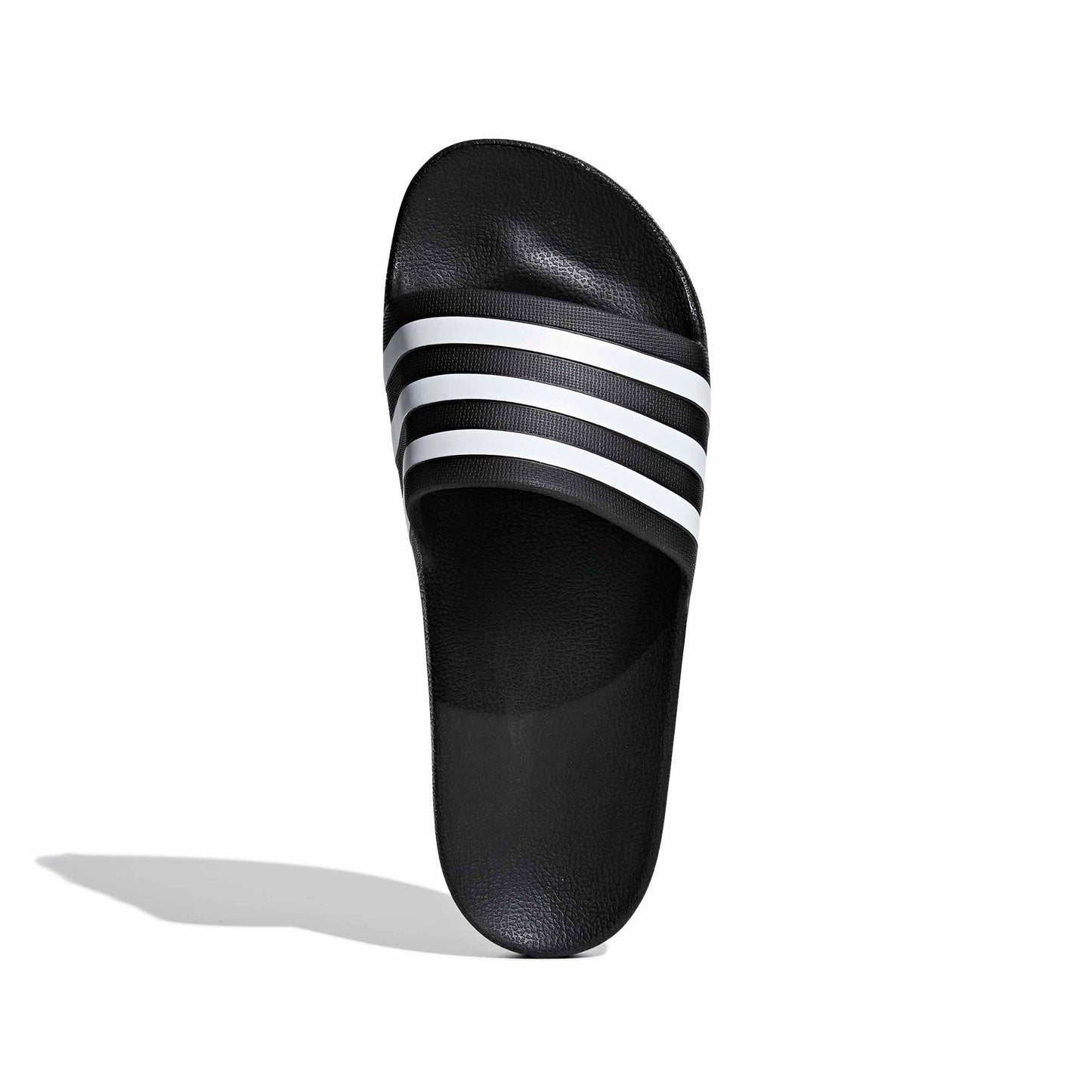 adidas unisex-adult Adilette Aqua Slides Black/White/Black 12