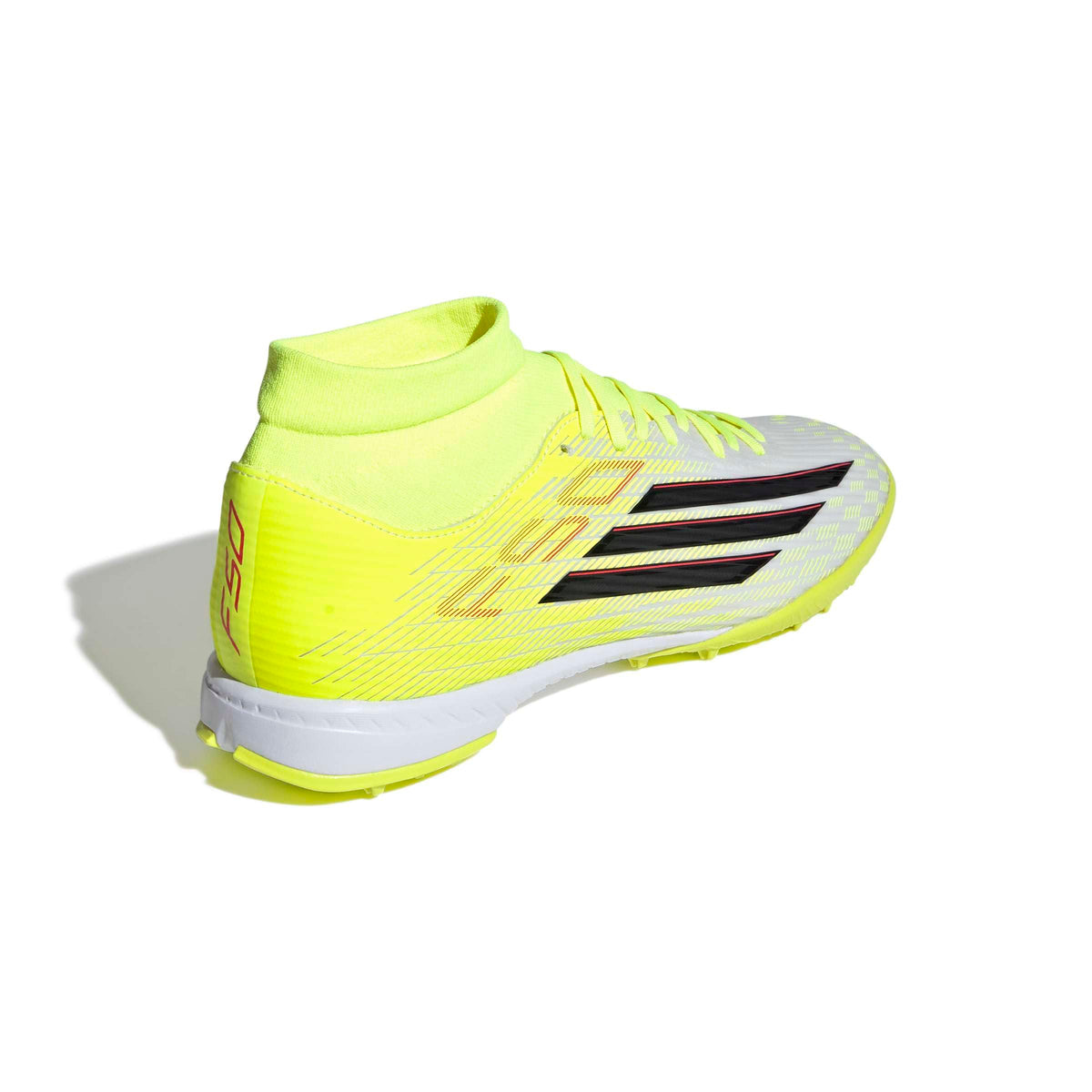 adidas Unisex-Adult F50 League Mid Turf, Team Solar Yellow/Black/Lucid Red