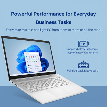 HP Laptop Táctil de 17.3" HD+ (1TB SSD / 32GB RAM / Silver)