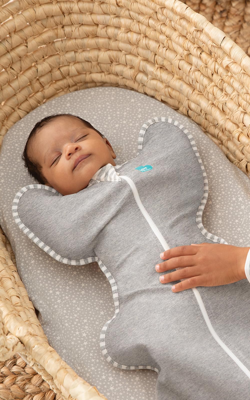 Love to Dream Saco de Dormir Swaddle UP para Bebé (Gris / Pequeño 8-13lbs)