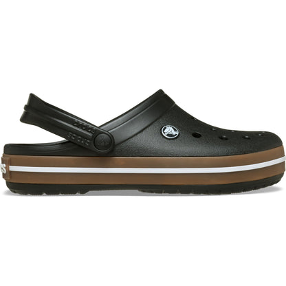 Crocs Unisex-Child Kids' Crocband Gum Clogs, Black/Gum