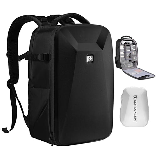 K&F CONCEPT Mochila Rígida Impermeable para Cámara DSLR (15-15.6")