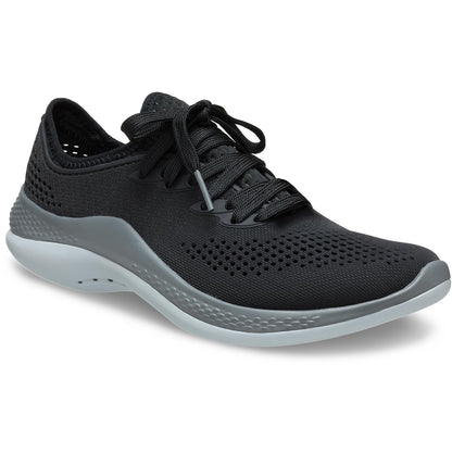 Crocs Zapatillas LiteRide 360 Pacer para Mujer (Talla 6 / Negro y Gris)