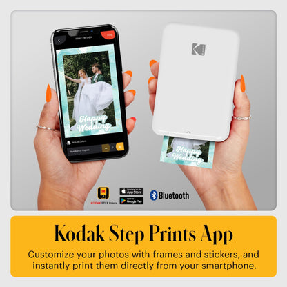 KODAK Step Impresora Fotográfica Instantánea (Blanco)