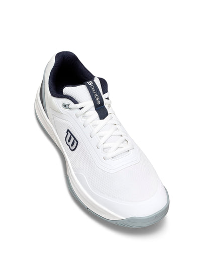 WILSON Men's Courtglide Padel Shoe - White/Navy Blazer/Quarry
