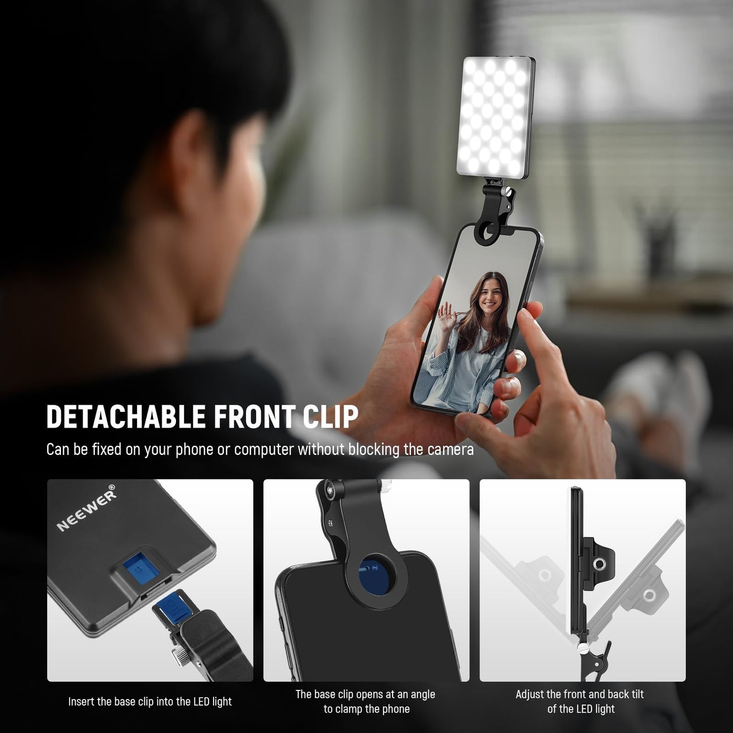NEEWER Basics NL-60AI Luz para Selfie