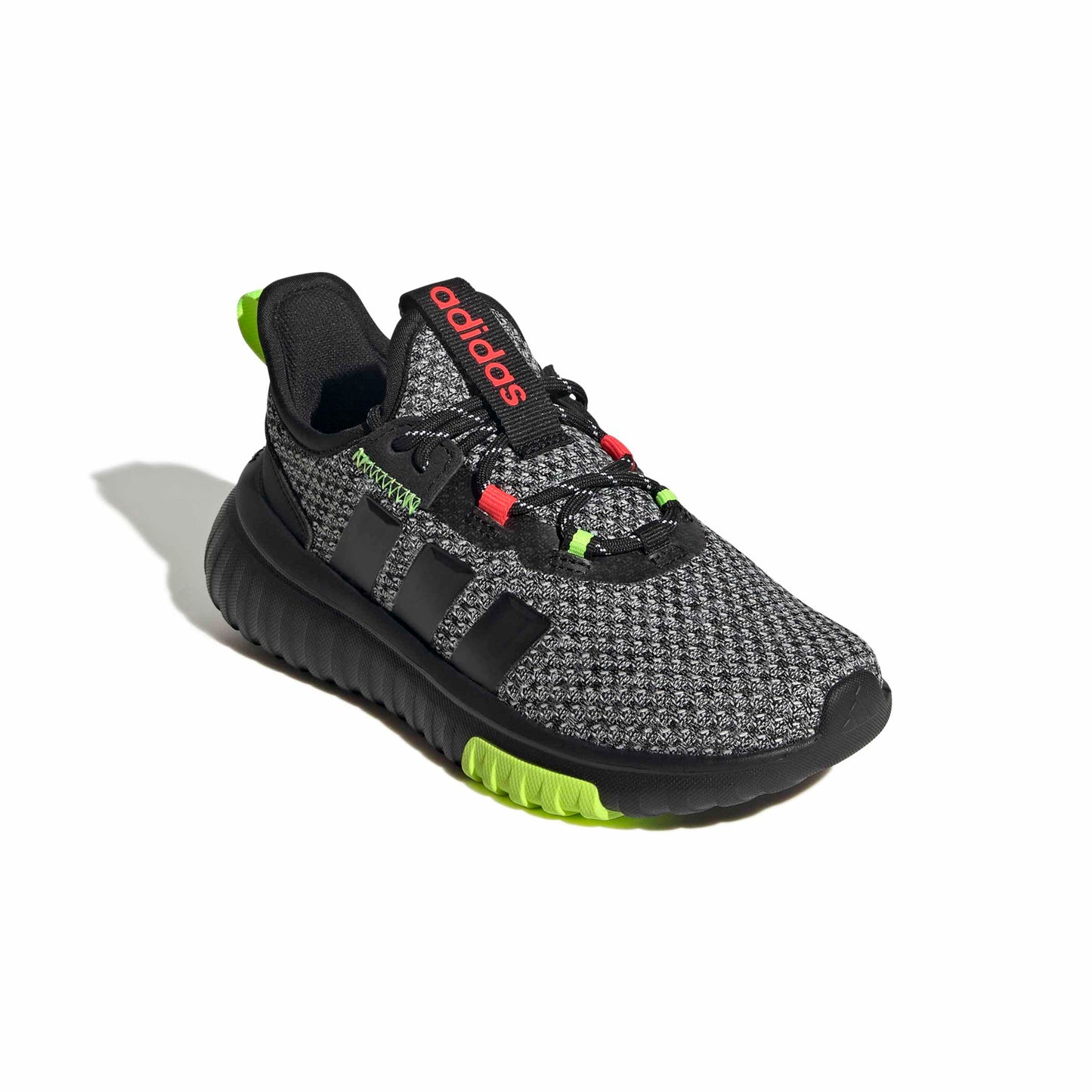 Adidas Unisex-Kids Kaptir 4.0, Black/Black/Lucid Lemon