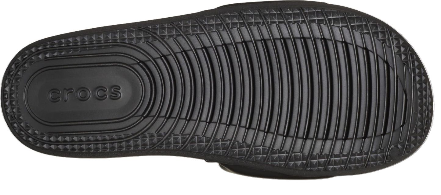 Crocs Women’s All Day Slide Lightweight Slip-On Sandals, Black, Size