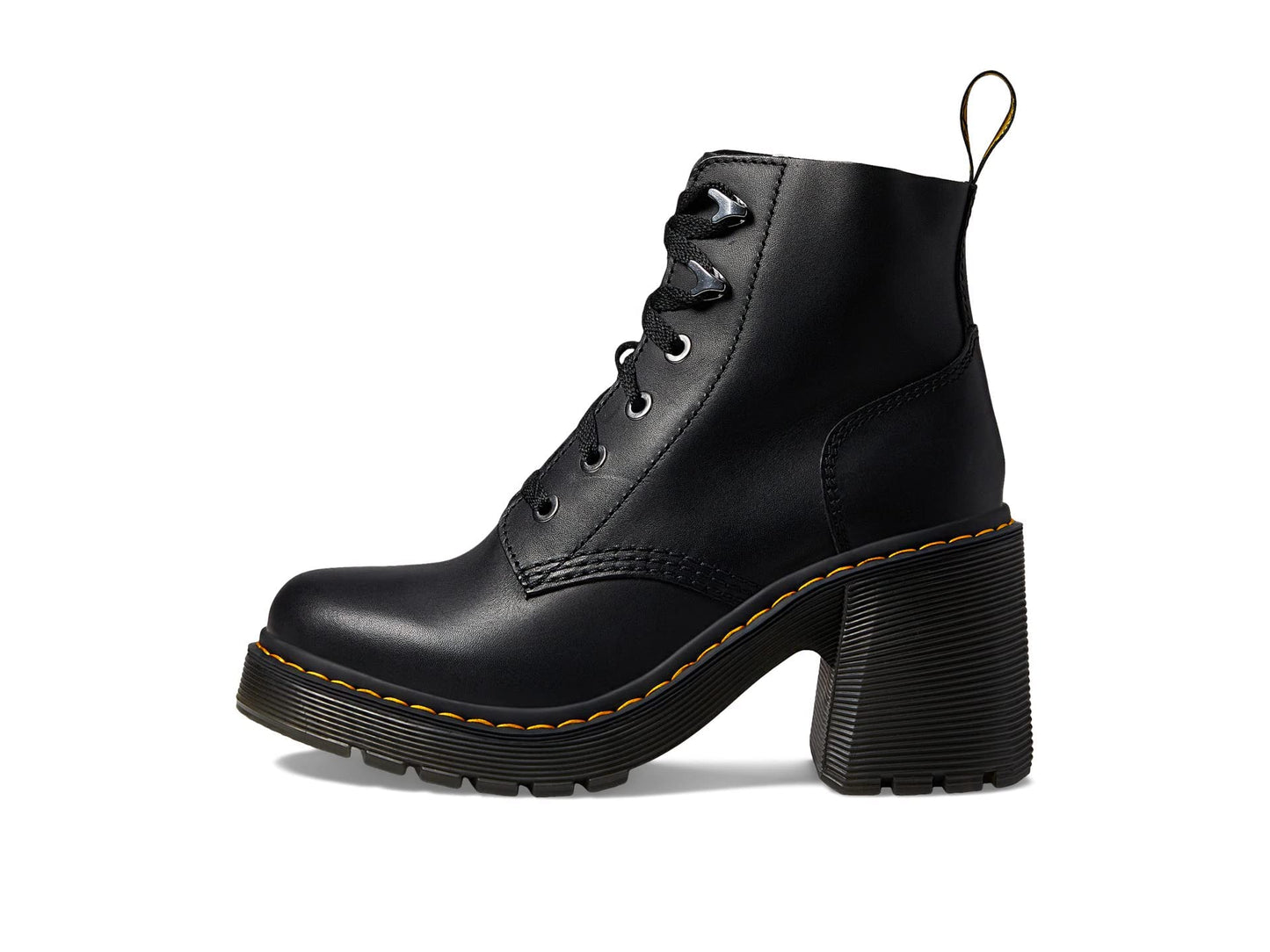 Dr. Martens Botas Jesy con 6 Lazos para Mujer (Talla 6 / Negro Sendal)