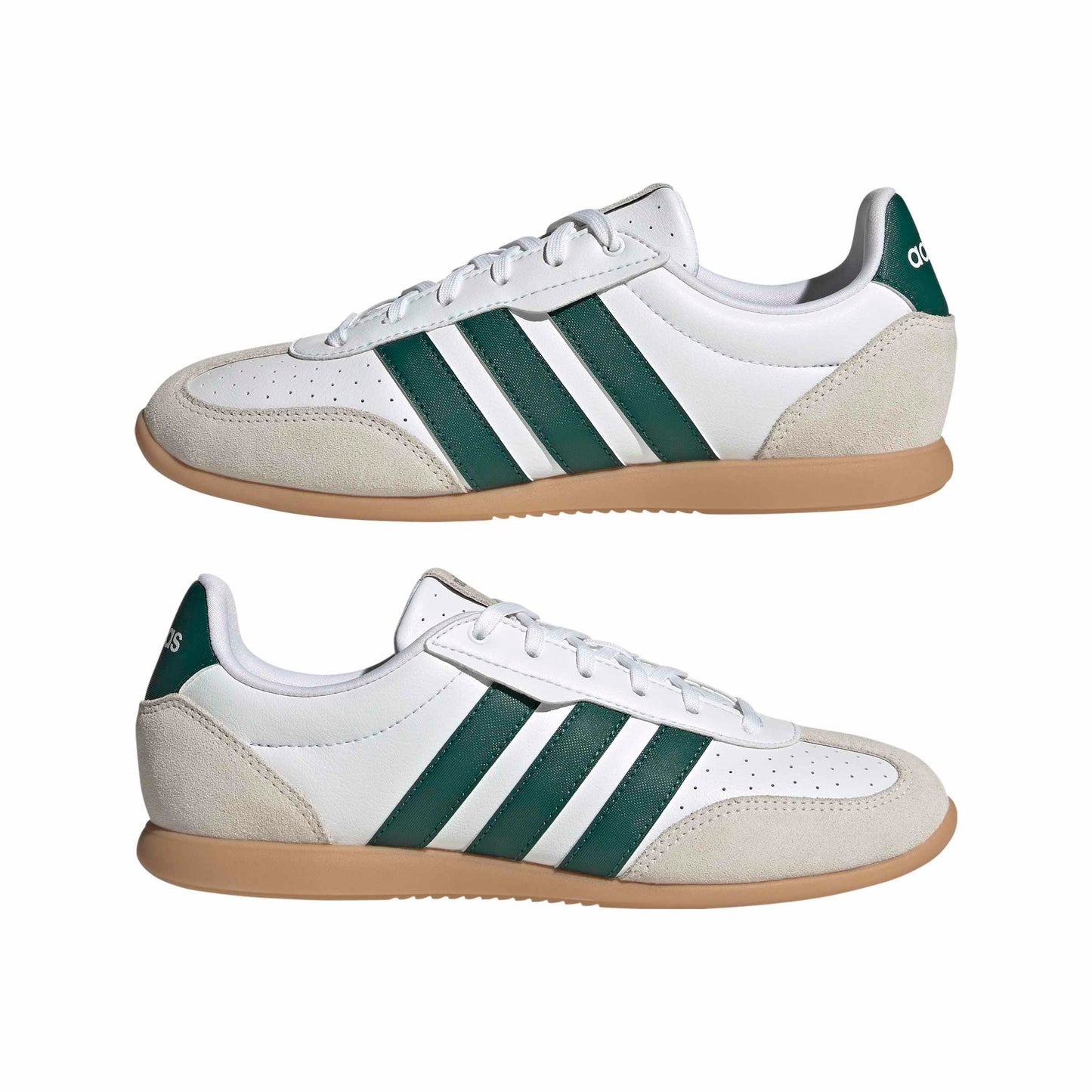 adidas Women's Barreda Low, WhiteCollegiateGreenChalkWhite