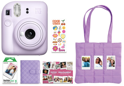 FUJIFILM Paquete Navideño Instax Mini 12 2025 (Morado Lila)