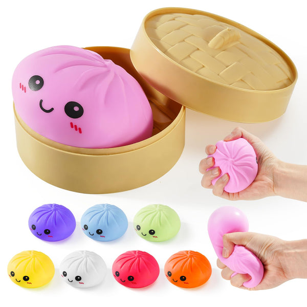 Caja Misteriosa de Squishies de Bola de Masa Gigante (Pink)