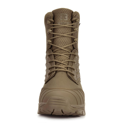 XPETI Tactical Boots for Men 8" Waterproof Military & Tactical Boots Lightweight Combat Boot Men Coyote
