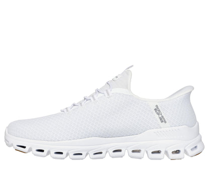 Skechers Men's Glide-Step Noxus Hands Free Slip-in Sneaker, White