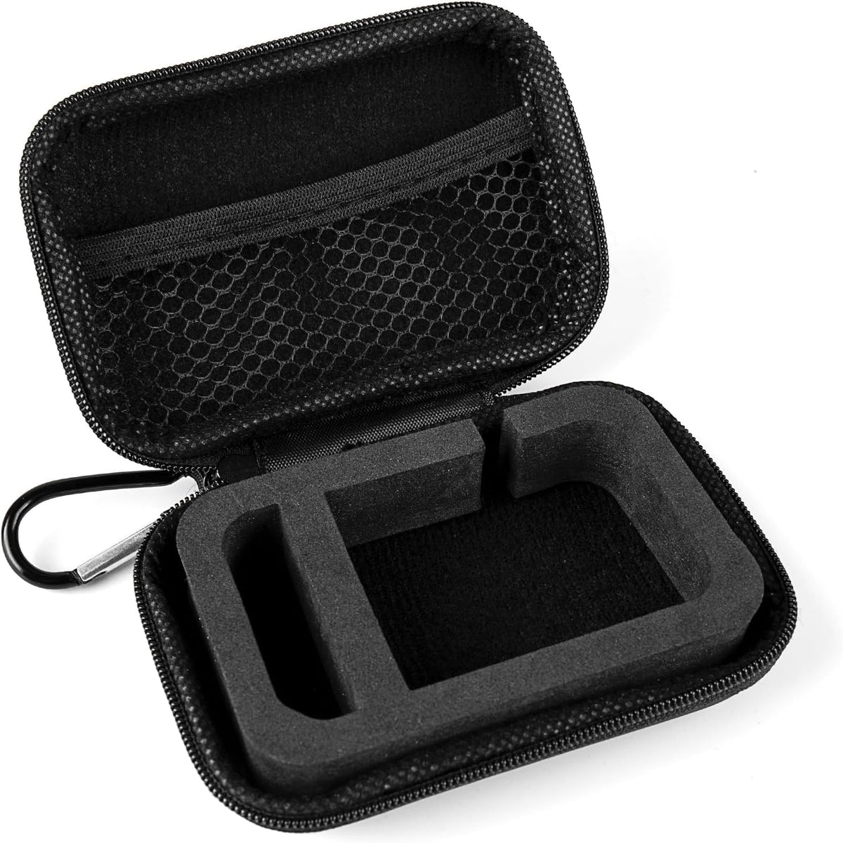 KZ ZS10 Pro IEM Case for in Ear Monitor, CCZ ZC02 Earbuds Case with Carabiner, EVA Travel Storage Bag for CCA CRA, Shure SE215, Moondrop Chu, CCZ Melody, KBEAR KS1, TANGZU Wan'er, iems Cable, Ear tips