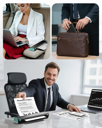 Phomemo Impresora Portátil Inalámbrica M08F (Para Viajes / 8.5"x11" Carta)
