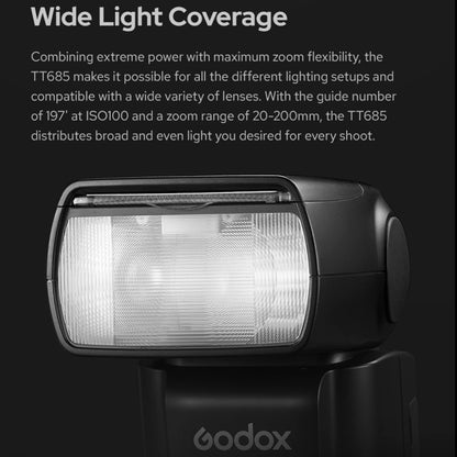 Godox Flash Speedlight TTL TT685II-O (Olympus/Panasonic)