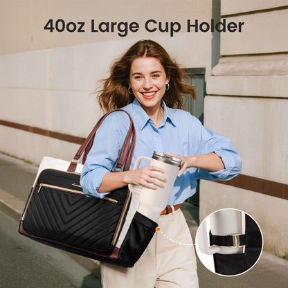 LOVEVOOK Bolso Tote para Maestras y Enfermeras (Laptop)