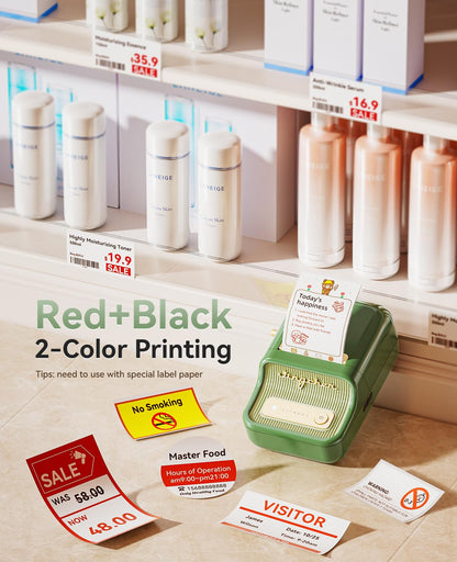 NIIMBOT Fabricante de Etiquetas B21 Pro (300DPI / Verde Pino)
