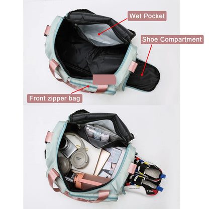 Bolsa de Gimnasio Pequeña para Mujer (Verde 05#)