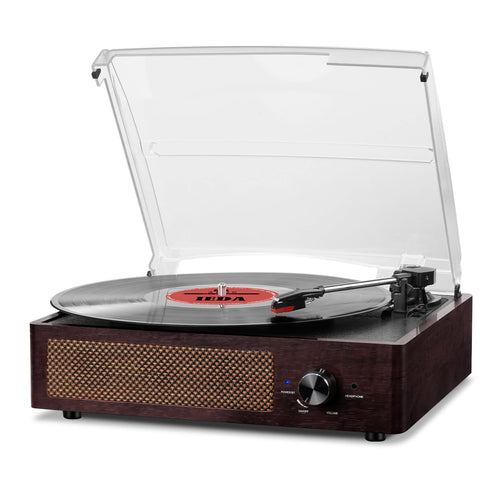 Tocadiscos Reproductor de Vinilos con Bluetooth
