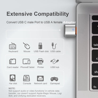 Duyasurs Adaptador USB C a USB 3.0 OTG (Paquete de 3)