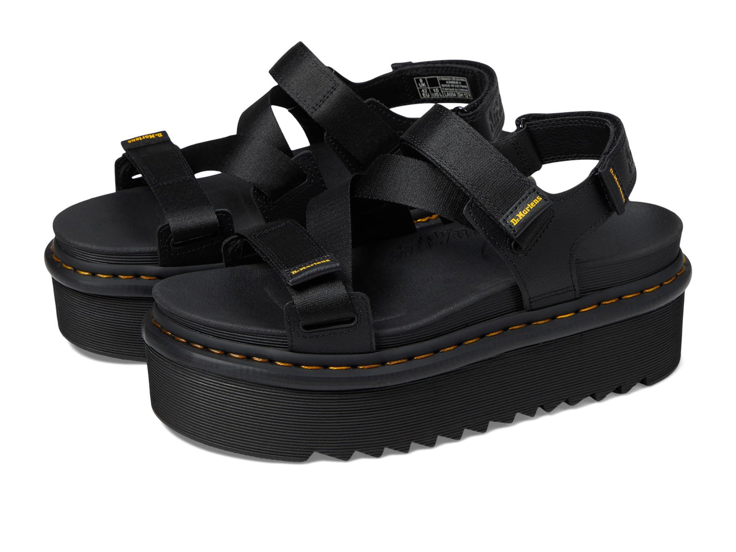 Dr. Martens Unisex Kimber II, Black Athena Webbing